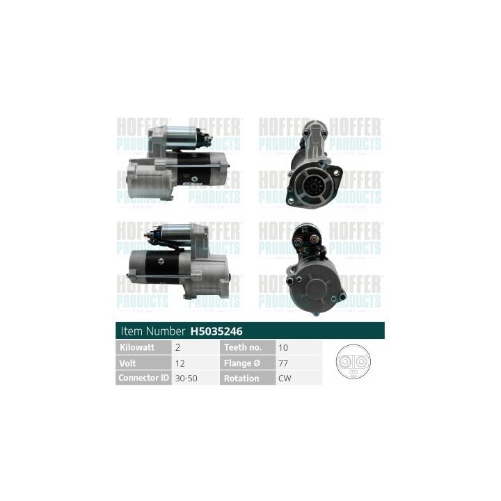 Starteris HOFFER H5035246