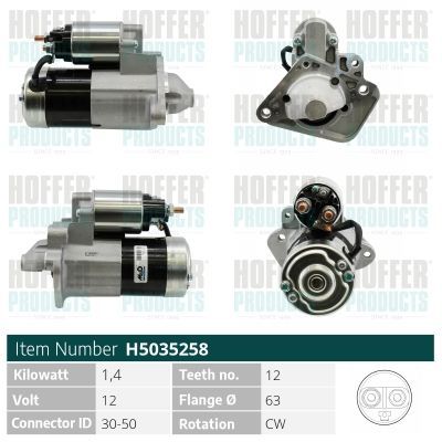 Starteris HOFFER H5035258