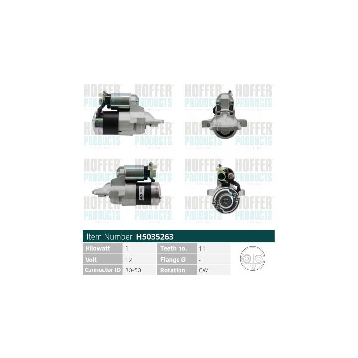 Starteris HOFFER H5035263