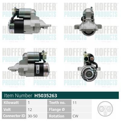 Starteris HOFFER H5035263