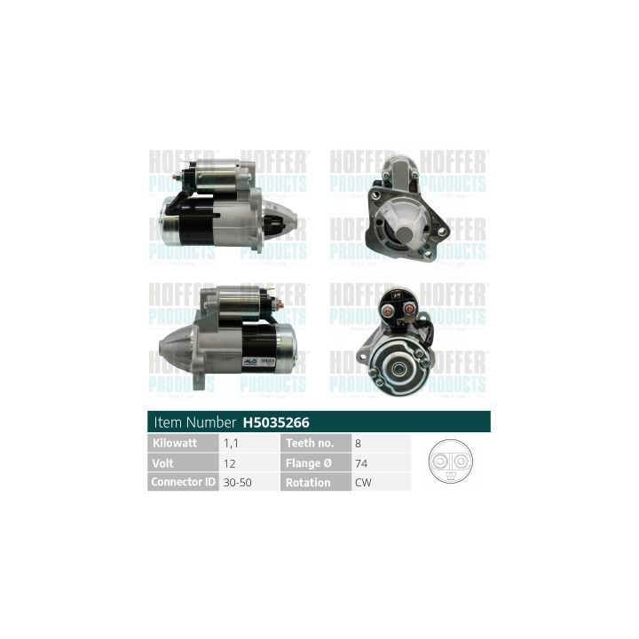 Starteris HOFFER H5035266