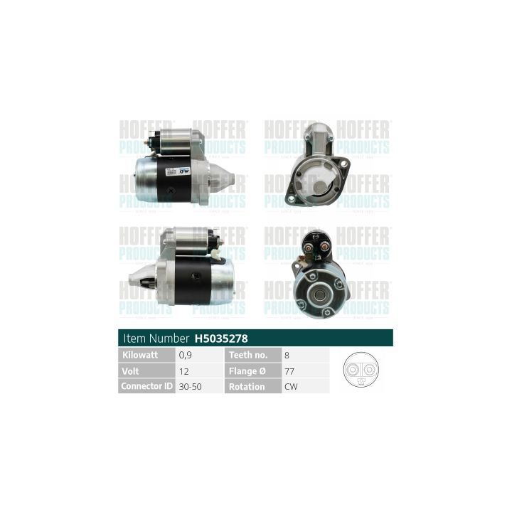 Starteris HOFFER H5035278