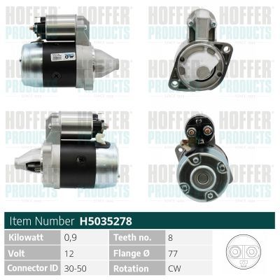 Starteris HOFFER H5035278