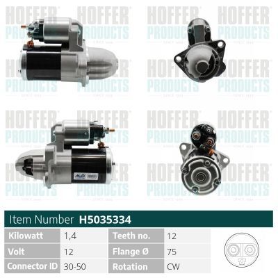 Starteris HOFFER H5035334