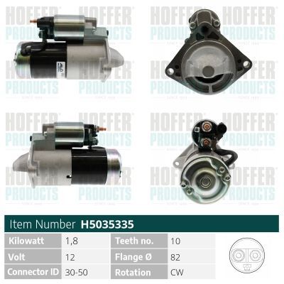 Starteris HOFFER H5035335