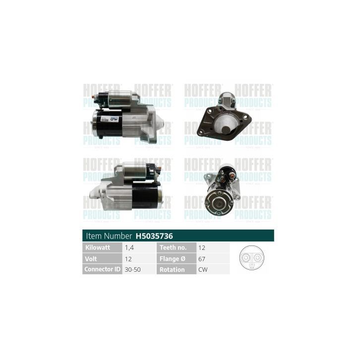 Starteris HOFFER H5035736