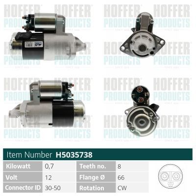 Starteris HOFFER H5035738