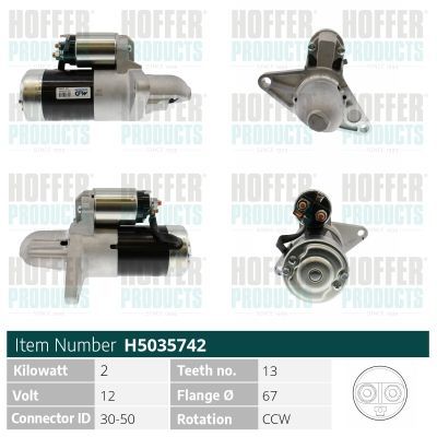 Starteris HOFFER H5035742