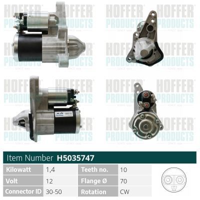 Starteris HOFFER H5035747