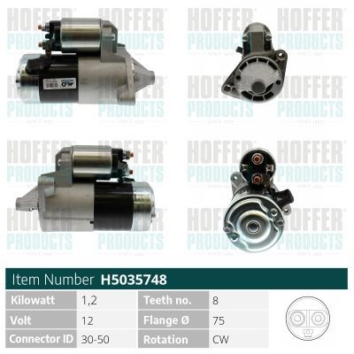 Starteris HOFFER H5035748