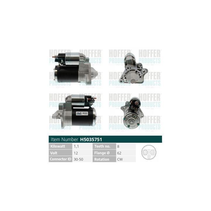 Starteris HOFFER H5035751