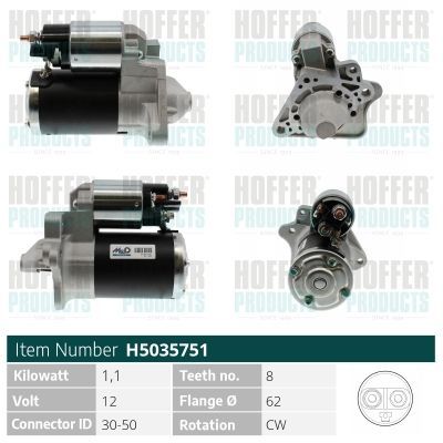 Starteris HOFFER H5035751