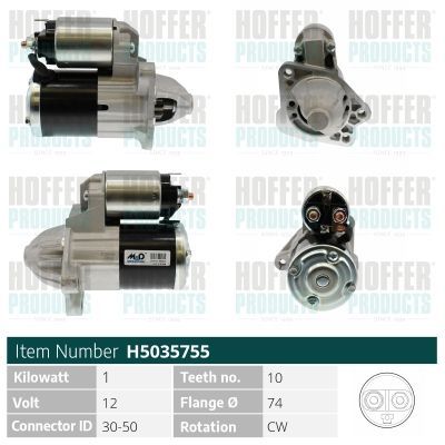 Starteris HOFFER H5035755