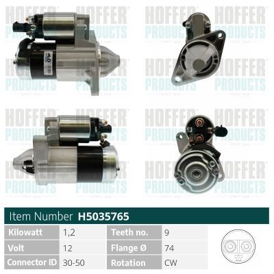 Starteris HOFFER H5035765