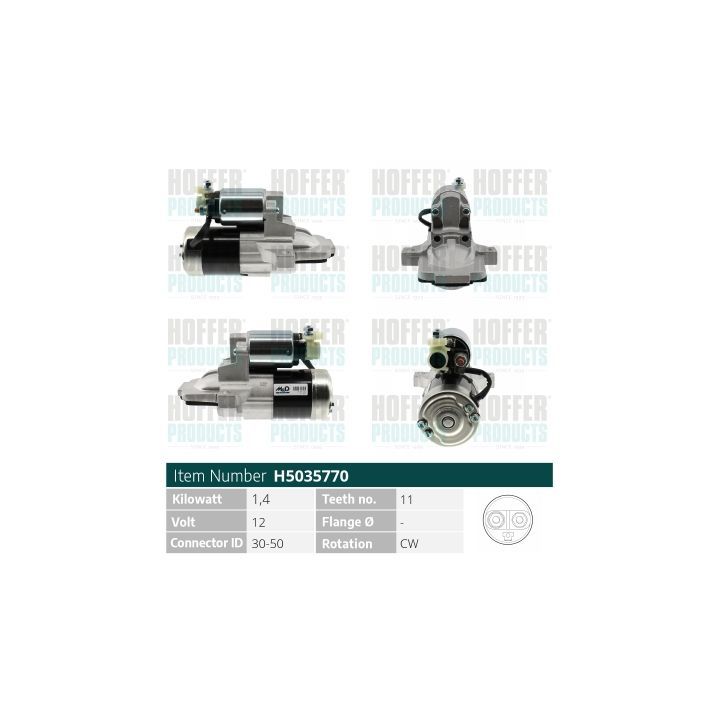 Starteris HOFFER H5035770