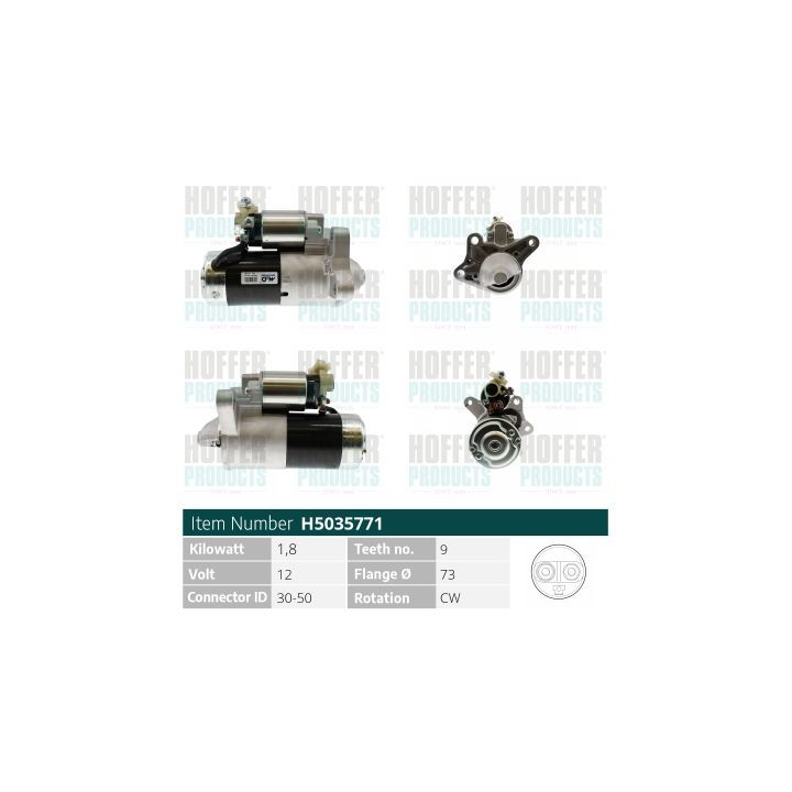 Starteris HOFFER H5035771
