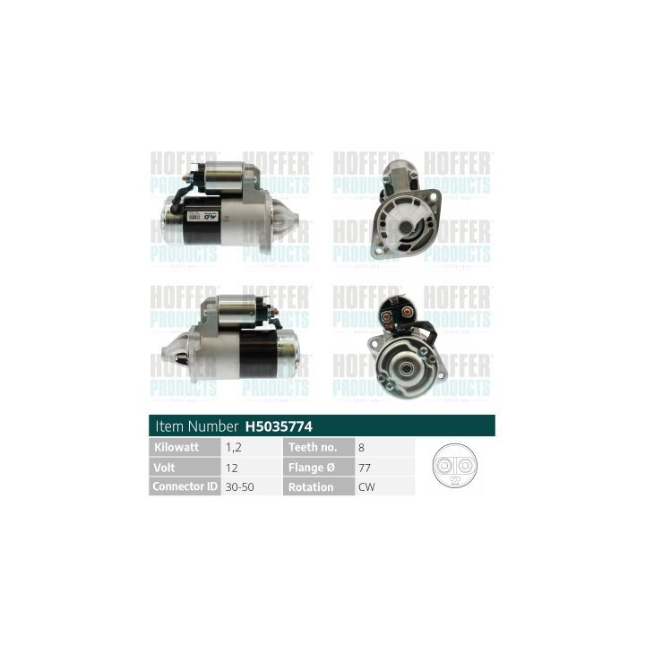 Starteris HOFFER H5035774