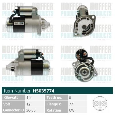 Starteris HOFFER H5035774