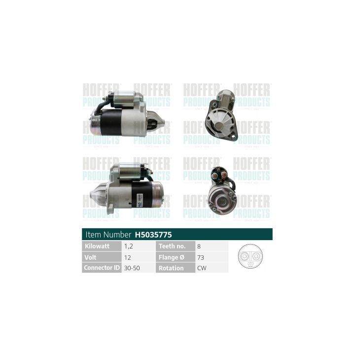 Starteris HOFFER H5035775