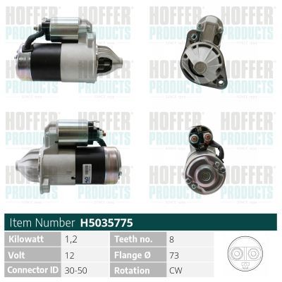 Starteris HOFFER H5035775