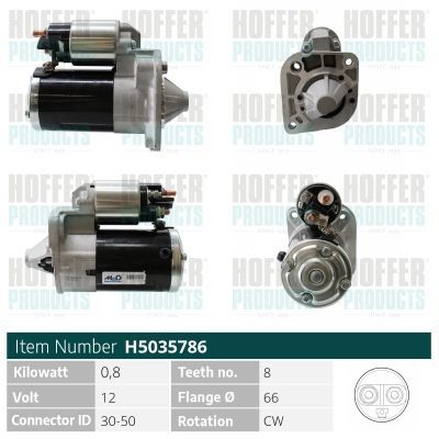 Starteris HOFFER H5035786