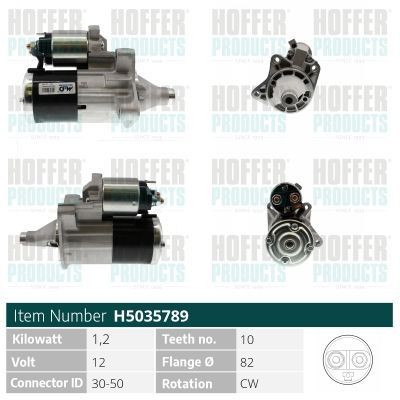 Starteris HOFFER H5035789