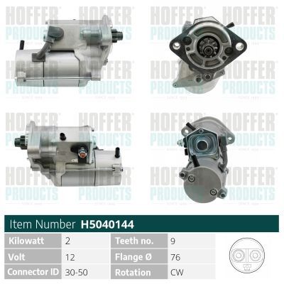 Starteris HOFFER H5040144