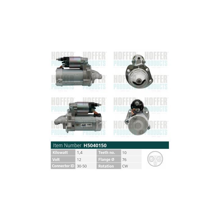 Starteris HOFFER H5040150