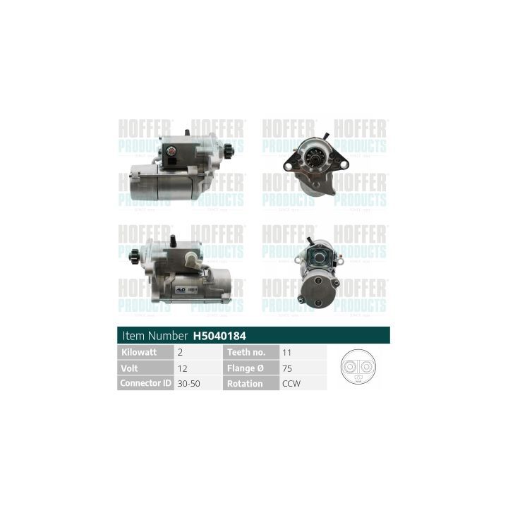 Starteris HOFFER H5040184