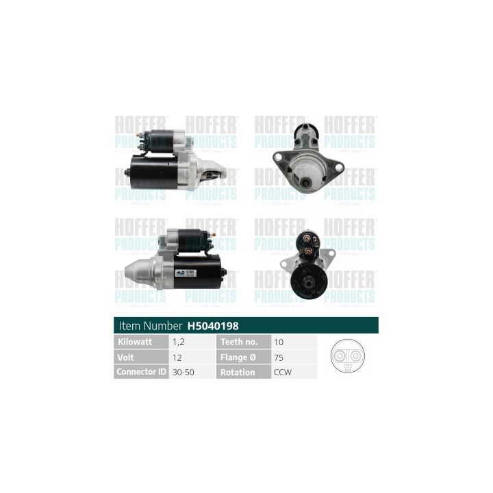 Starteris HOFFER H5040198