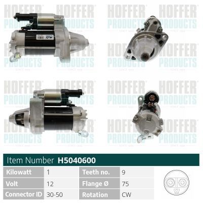 Starteris HOFFER H5040600