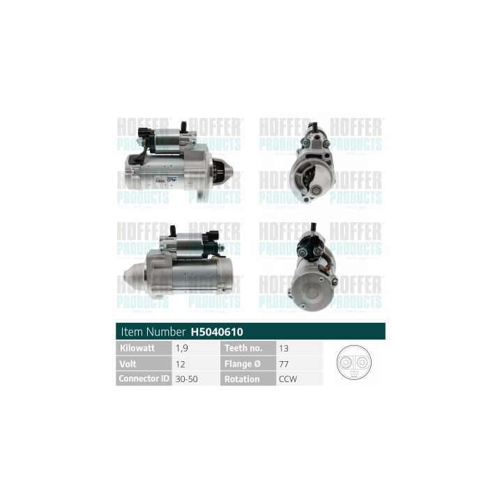 Starteris HOFFER H5040610
