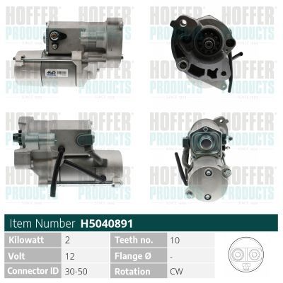 Starteris HOFFER H5040891