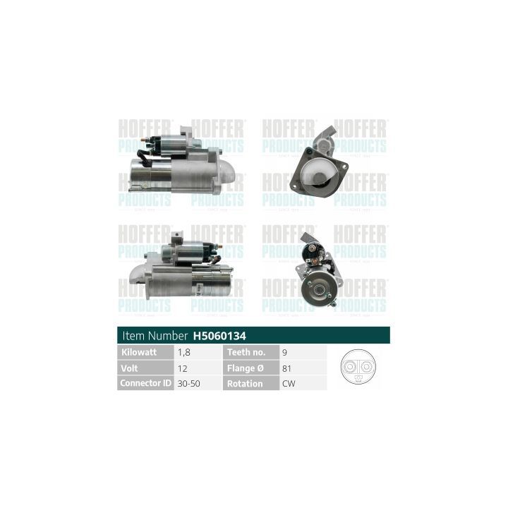 Starteris HOFFER H5060134