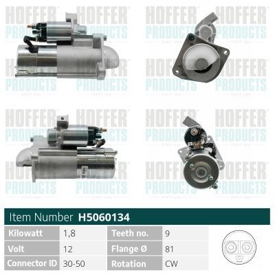 Starteris HOFFER H5060134