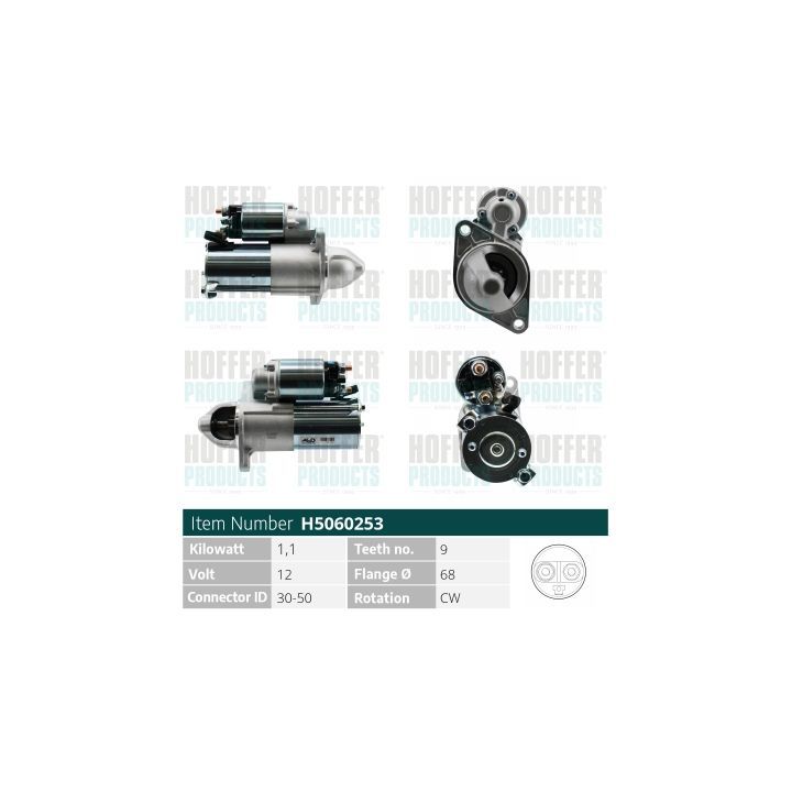 Starteris HOFFER H5060253