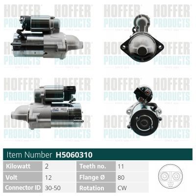 Starteris HOFFER H5060310