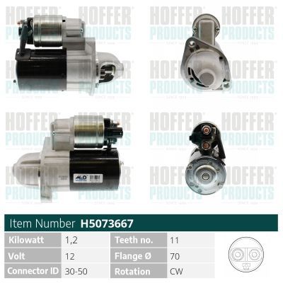 Starteris HOFFER H5073667