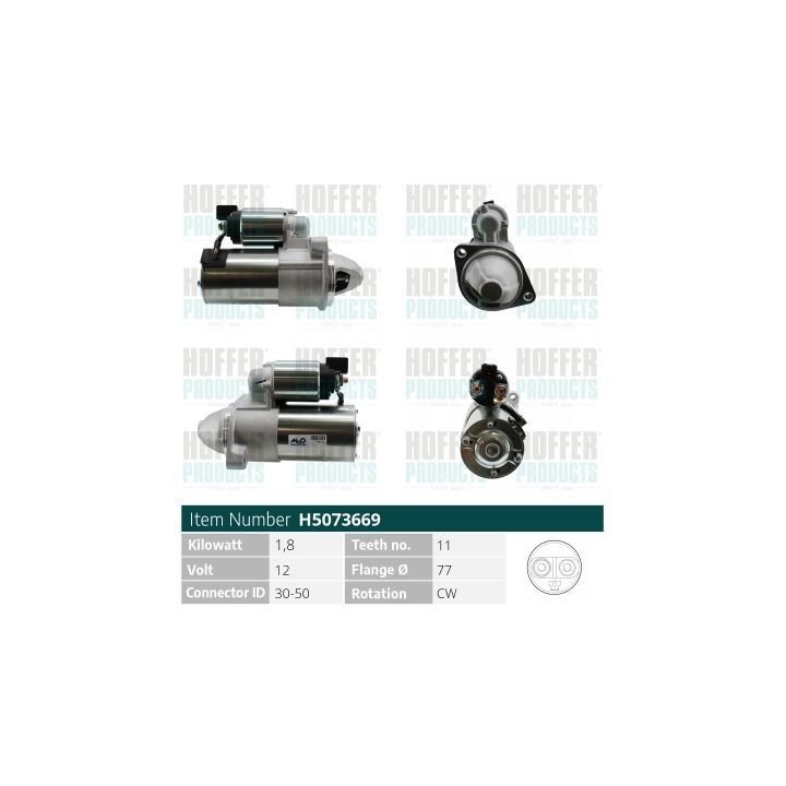Starteris HOFFER H5073669