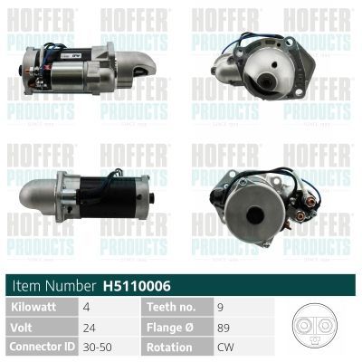 Starteris HOFFER H5110006