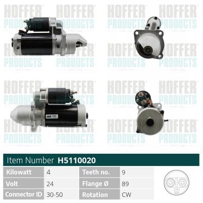 Starteris HOFFER H5110020