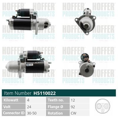 Starteris HOFFER H5110022