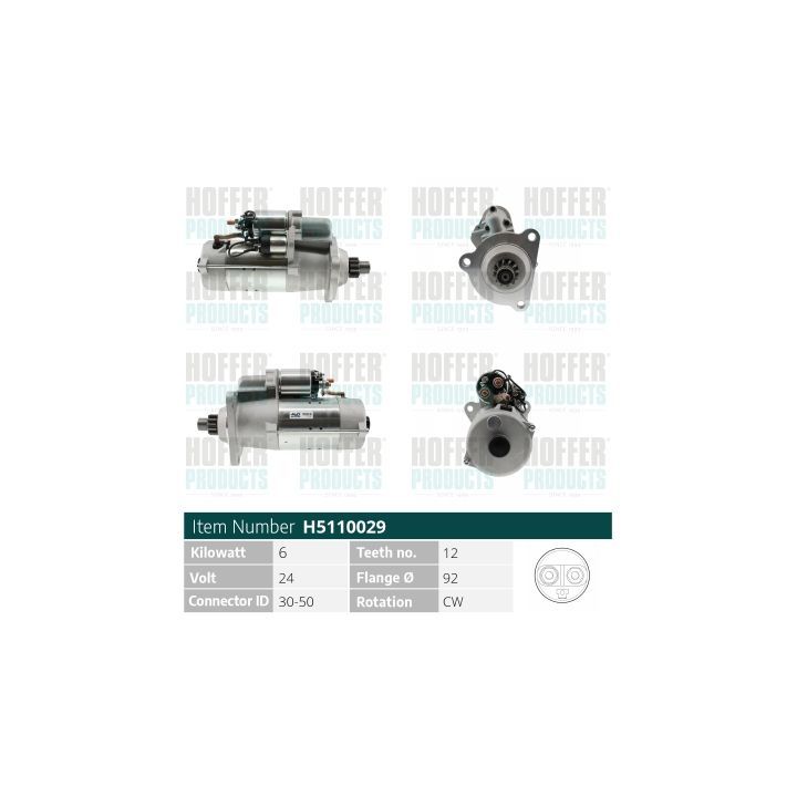 Starteris HOFFER H5110029