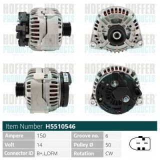 Kintamosios srovės generatorius HOFFER H5510546