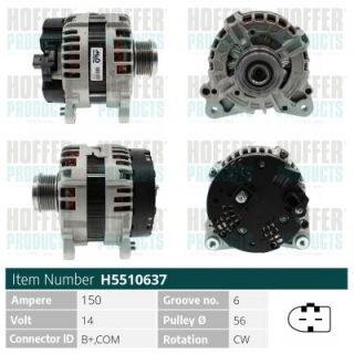 Kintamosios srovės generatorius HOFFER H5510637