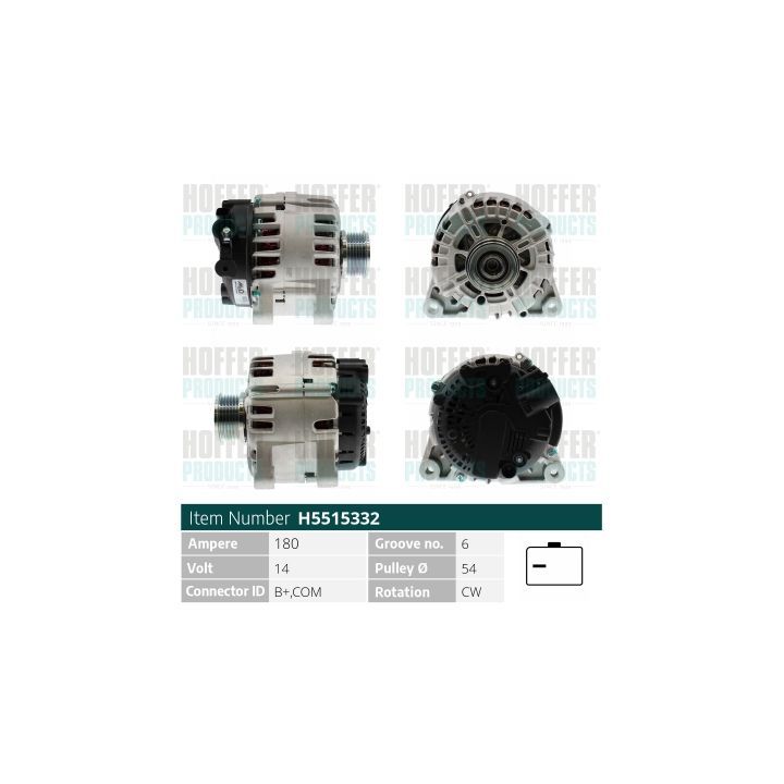 Kintamosios srovės generatorius HOFFER H5515332