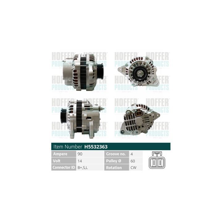 Kintamosios srovės generatorius HOFFER H5532363