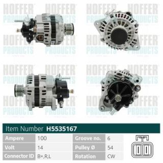 Kintamosios srovės generatorius HOFFER H5535167