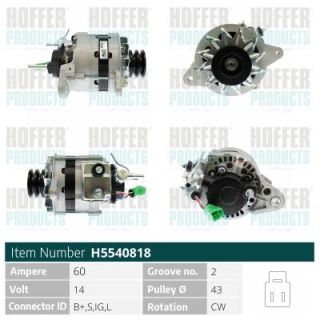 Kintamosios srovės generatorius HOFFER H5540818