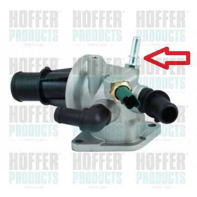 Termostatas, aušinimo skystis HOFFER 8192497